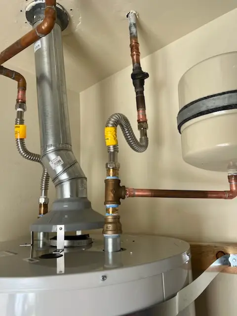 Water heater installation and plumbing repair in Ranchero Village